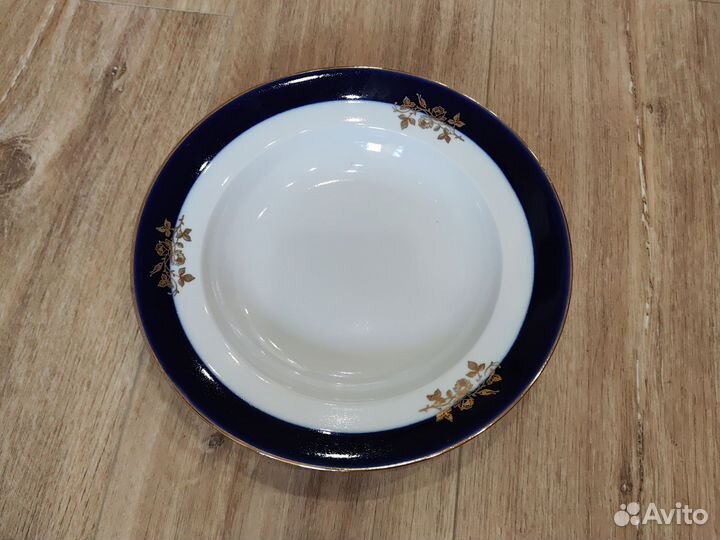 Сервиз столовый кобальт розы