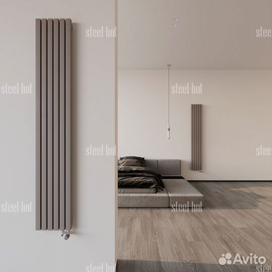 Вертикальный дизайн радиатор Steel V от производит