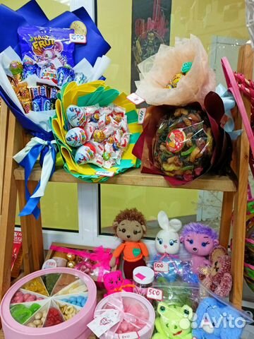 Съедобные букеты в наличии подарки