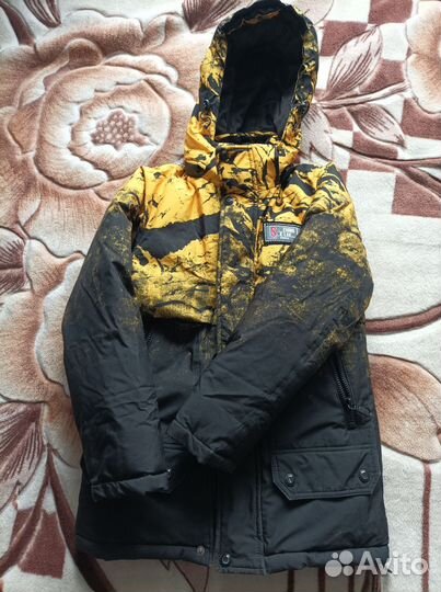 Зимняя куртка и штаны для мальчика 128-134