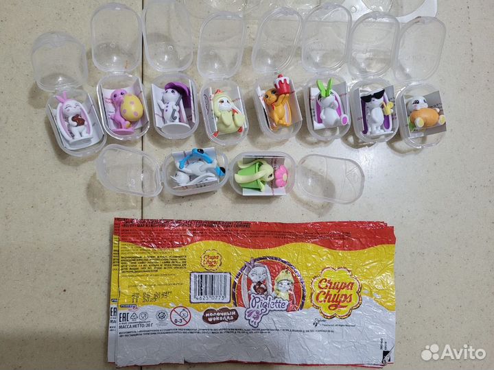 Киндер игрушки пиглет