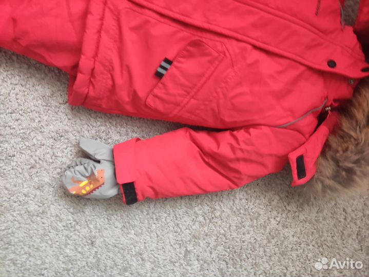 Костюм зимний красный 92 98