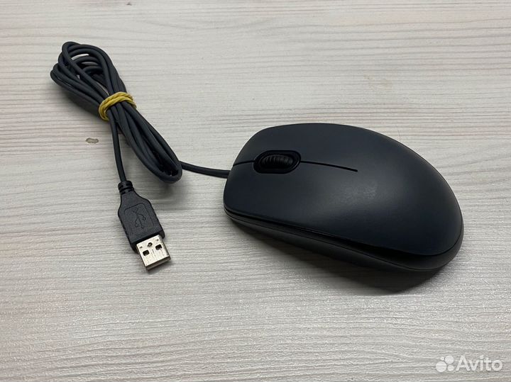 Мышь logitech M100+коврик для мыши