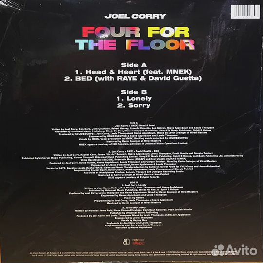 Виниловая пластинка Joel Corry - Four For The Floo