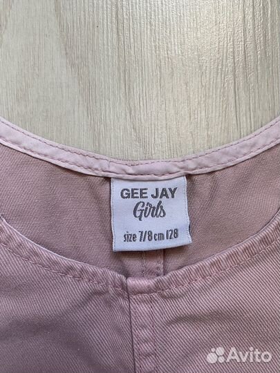 Джинсовый сарафан 128