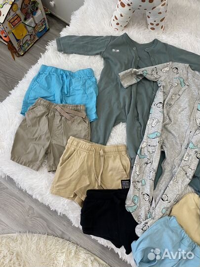 Вещи пакетом на мальчика 74 80