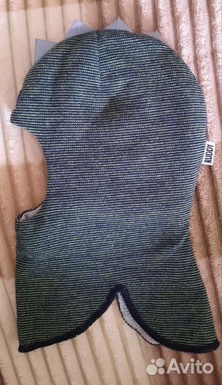 Шапка шлем для мальчика