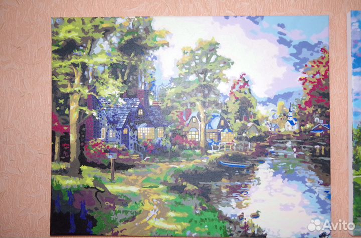 Картины кистью на холсте 50х40