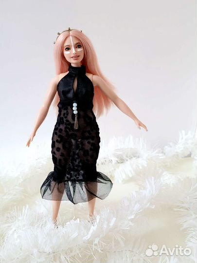 Кукла барби.Зимняя коллекция.Русалка Тёмного Озера