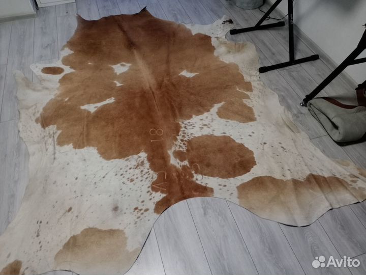 Шкура коровы натуральный ковер