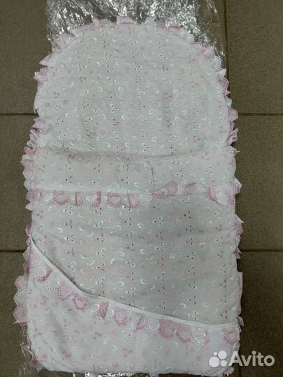 Конверт на выписку для девочки новый