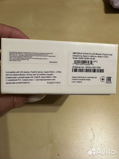 Airpods Pro новые 100 оригинал