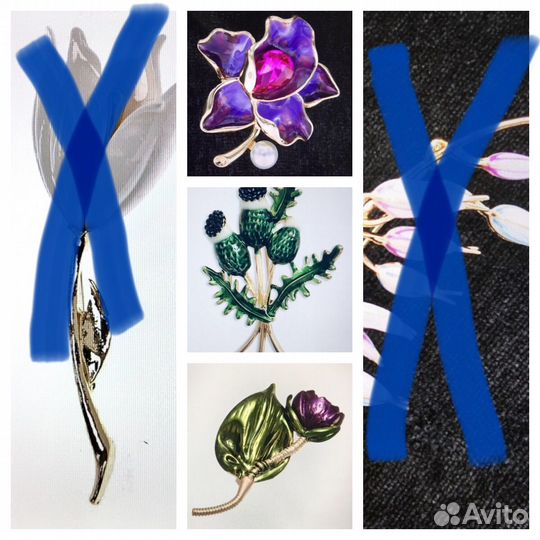 Броши Эмаль Новые