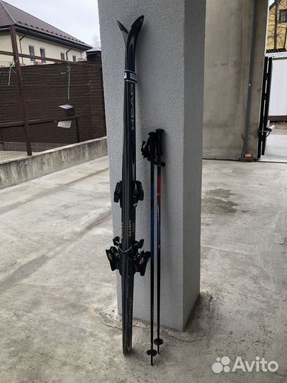 Горные лыжи head carve 6 170см + палки и чехол