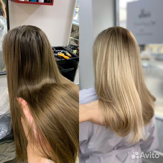 Окрашивание волос Стрижки