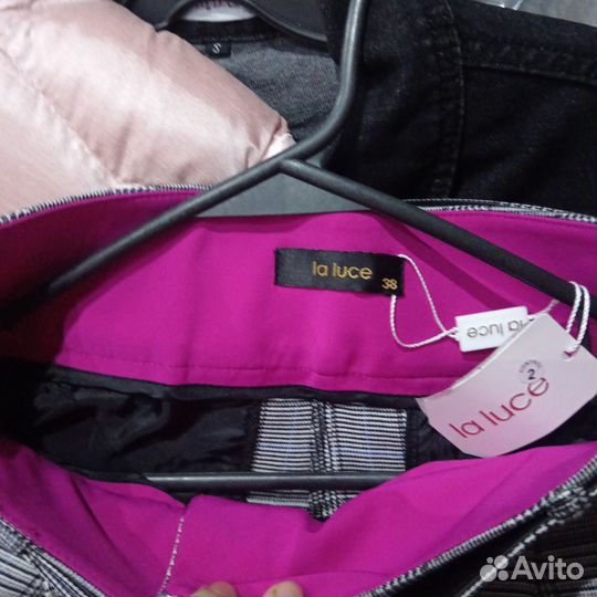 Брюки с высокой посадкой 38р 40,44,46