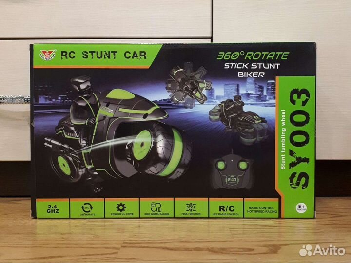 Радиоуправляемая игрушка Stunt Car Мотоцикл