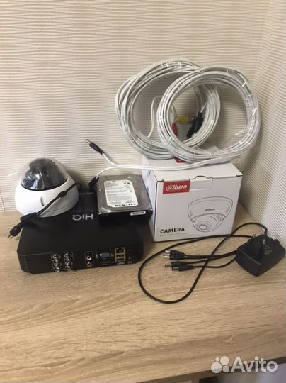 Уличный AHD комплект видеонаблюдения для дачи