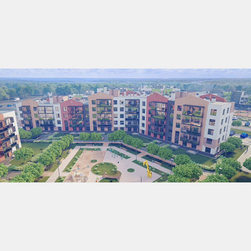 2-к. квартира, 60,3 м², 5/5 эт.