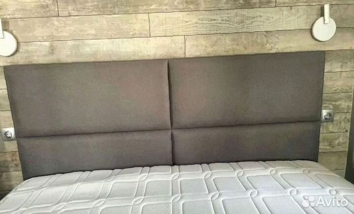 Мягкая дизайнерская кровать двуспальная