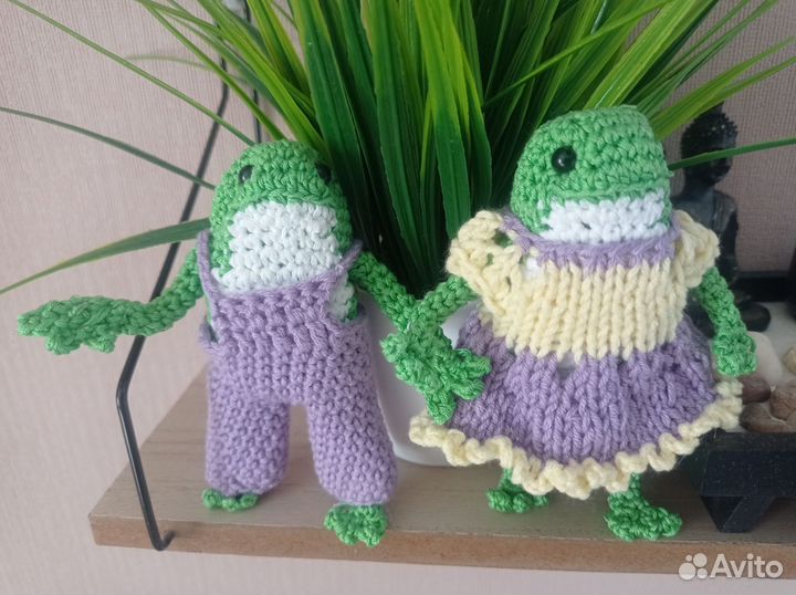 Вязаная (амигуруми)лягушка из pinterest, тик ток