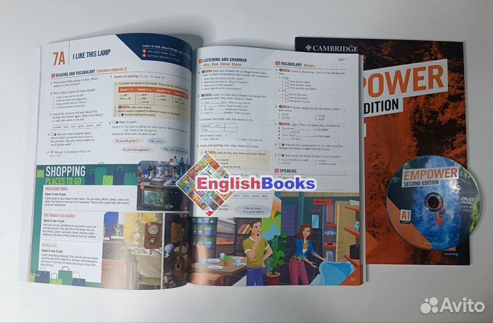 Empower A1 second edition комплект (SB, WB, CD )