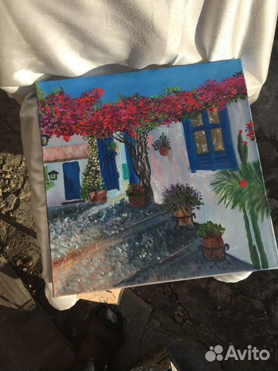 Картина маслом на холсте пейзаж