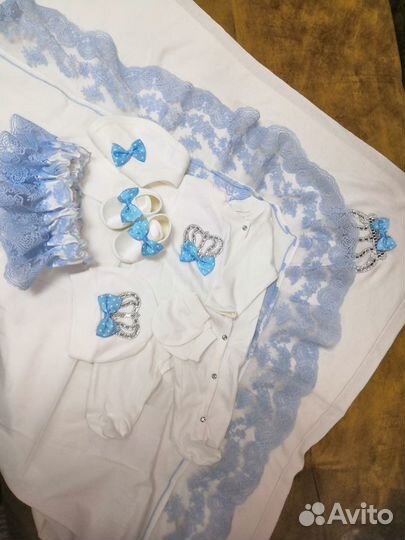 Конверт на выписку мальчика