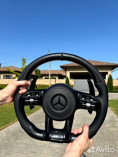 Карбновый руль Mercedes