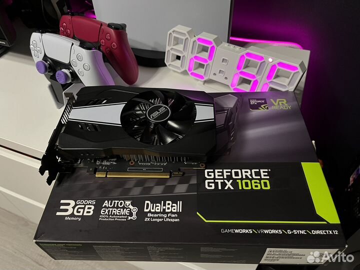 Asus GeForce GTX 1060 3GB gddr5 phoenix