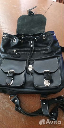 Рюкзак женский, натуральная кожа