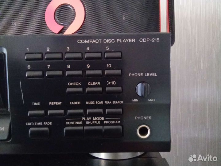 CD дека sony compact disc player CDP 215