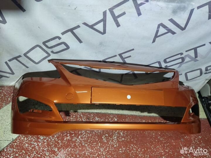 Передний бампер Hyundai Solaris 1 2010-2014