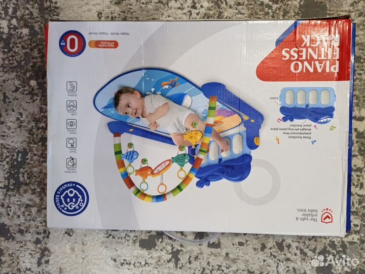 Развивающий коврик с пианино