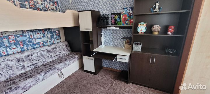Детская спальня с двухярусной кроватью