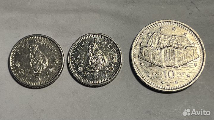 Монеты Гибралтар