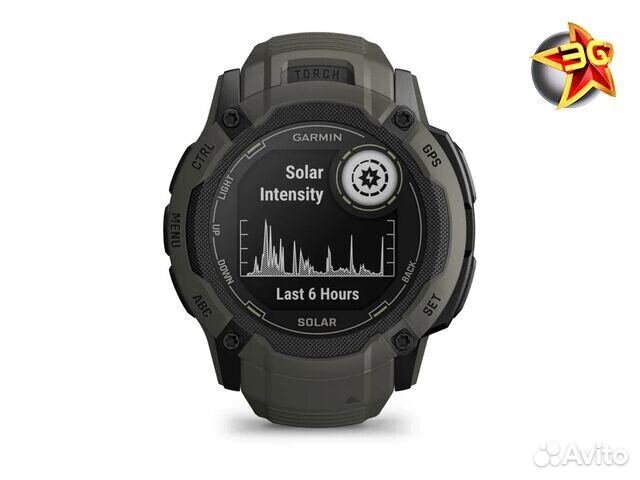 Часы Garmin Instinct 2X Solar Green 010-02805-05