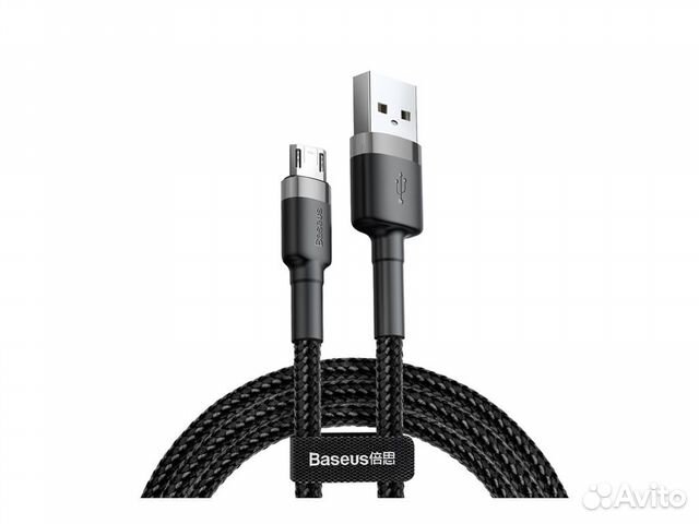 Кабель baseus Cafule, Micro-USB, 2 м