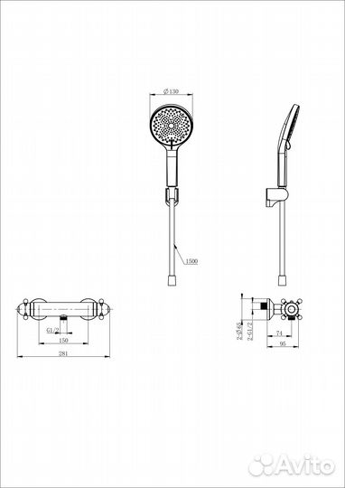 Wonzon & Woghand WW-B2048-A-CR Смесител