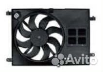 Lanos Мотор+вентилятор конденсатора кондиционера с