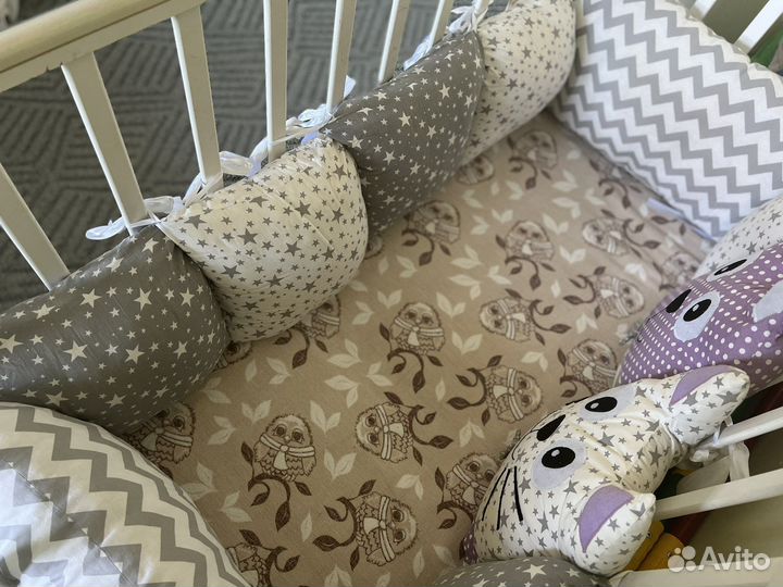 Бортики в детскую кроватку