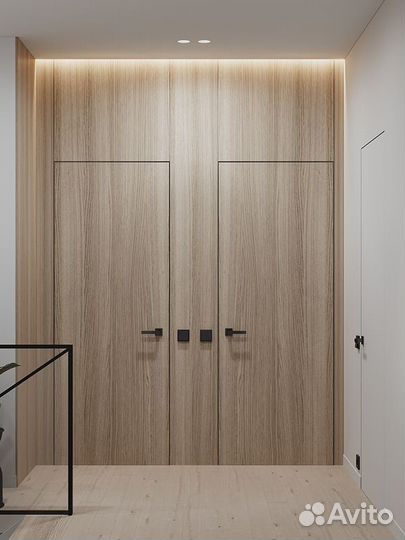 Скрытые межкомнатные двери в наличии и на заказ