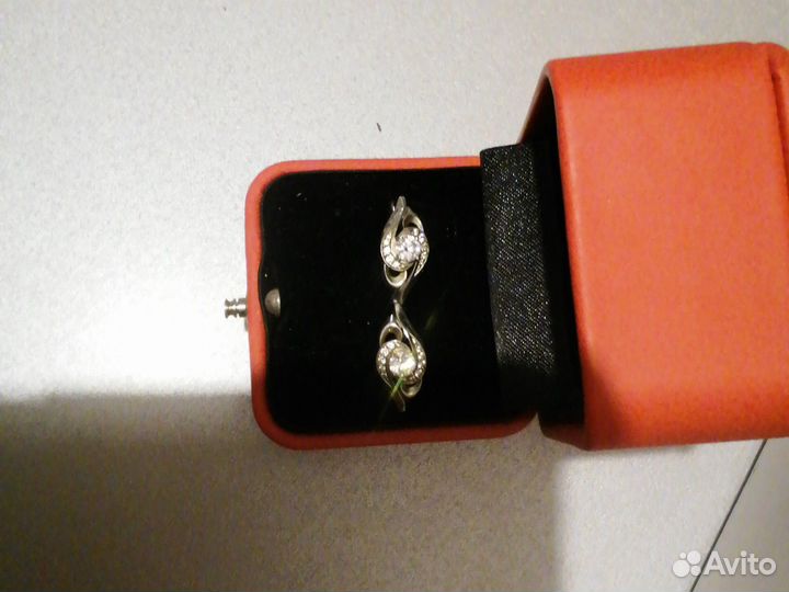 Серьги серебро 925