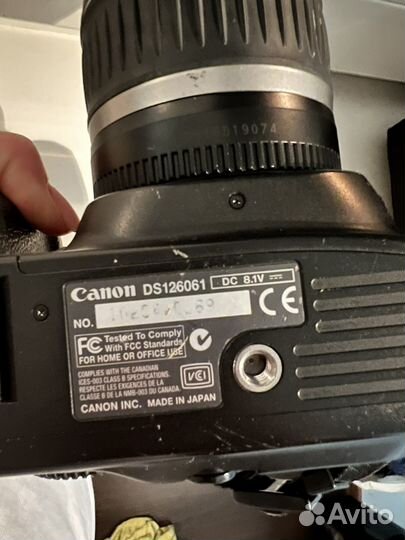 Фотоаппарат canon eos 20D kit