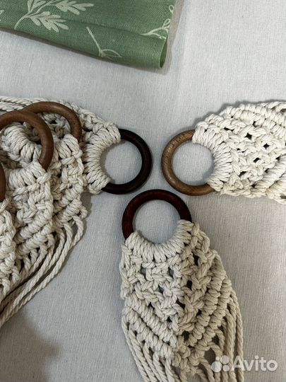 Кольца для салфеток макраме