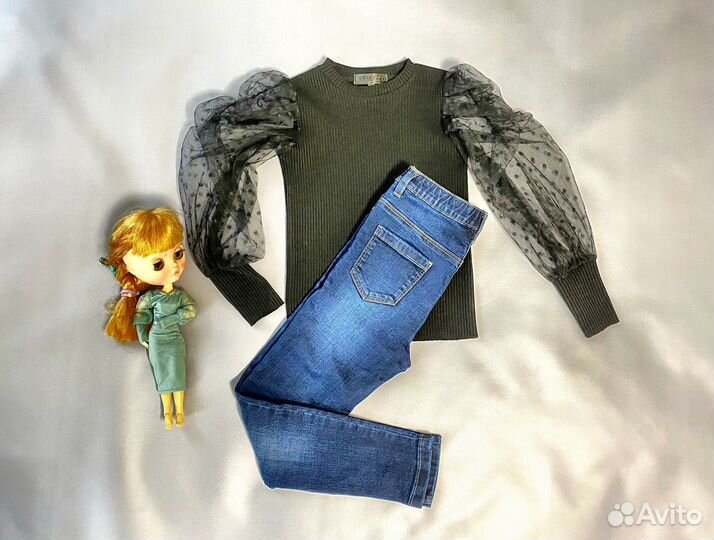 Джинсы для девочки Next 128