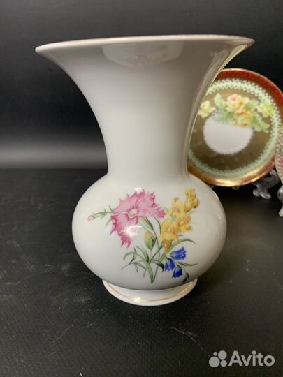 Тарелки, блюдо, ваза. Lindner. Weimar. Герм