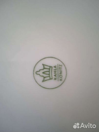 Детская тарелка фарфор ГДР Kahla