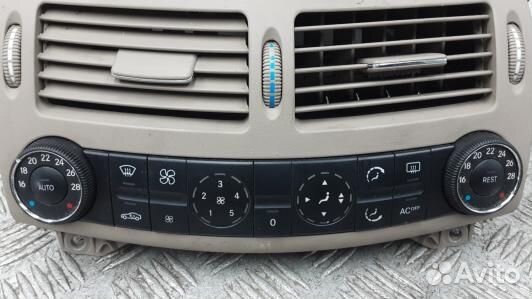 Блок управления печки и климат-контроля mercedes b
