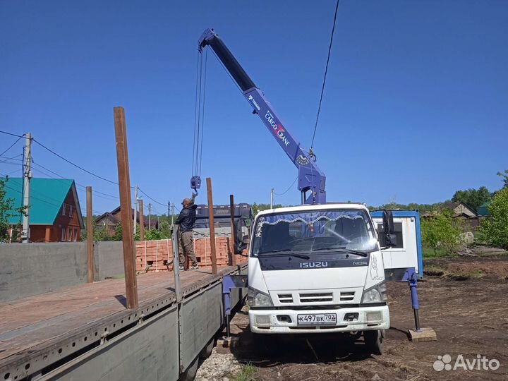 Услуги крана манипулятора 5 тонна